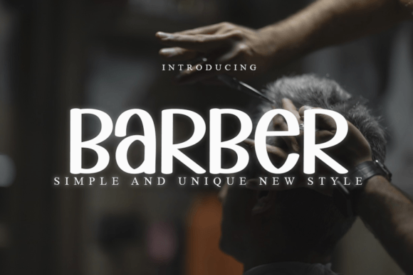 Barber Font for Bold Campaigns