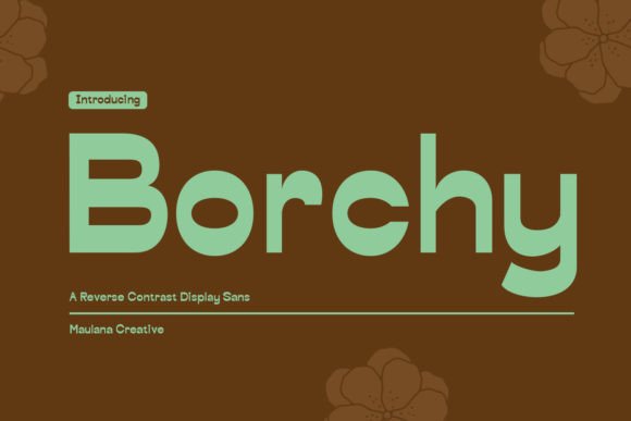 Borchy Font for Business Branding