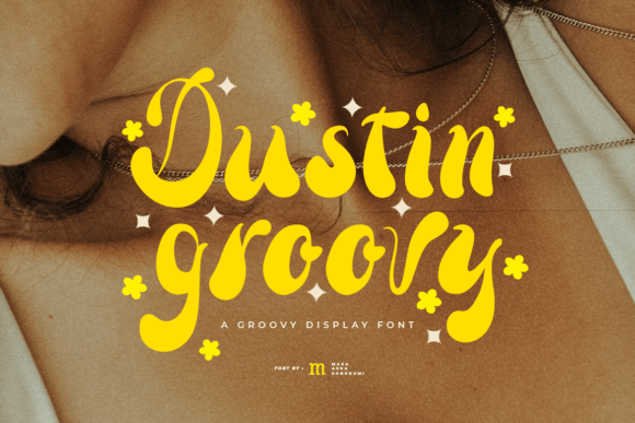 Dustin Groovy Font for Creative Projects