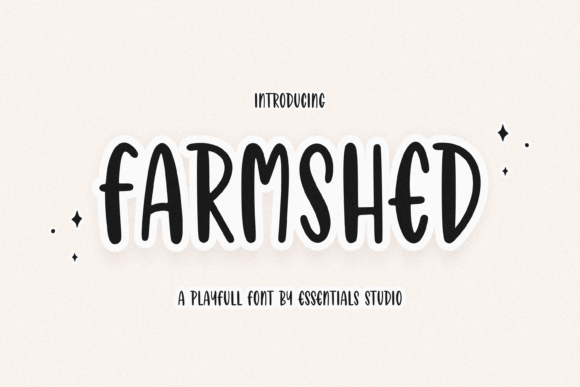 Farmshed Font for Creative Campaigns