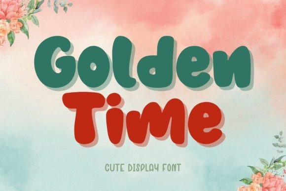 Golden Time Font for Creative Campaigns