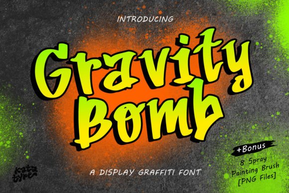 Gravity Bomb: A Bold Display Font