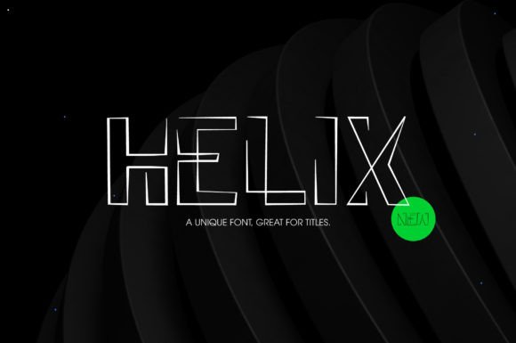 Helix Font for Web Design