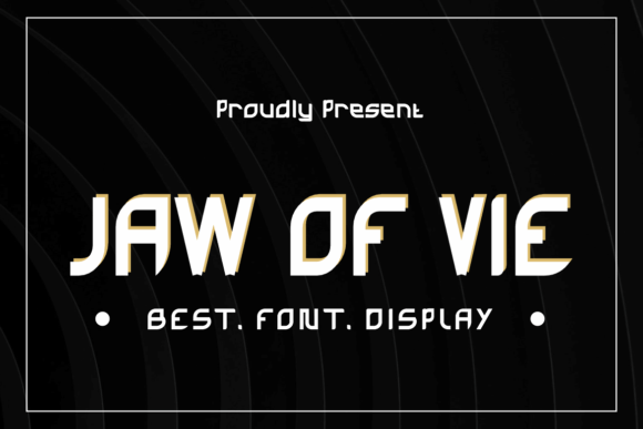 Jaw of Vie Font Review