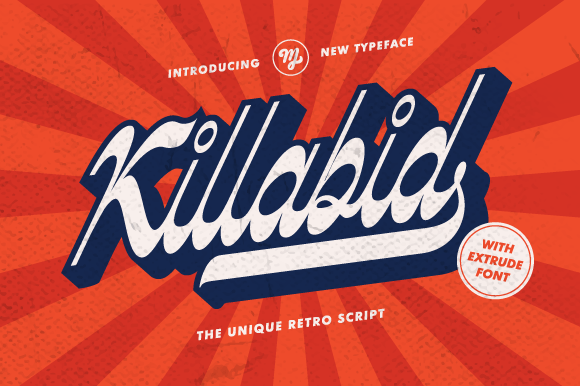 Killabid Font for Bold Editorial Design