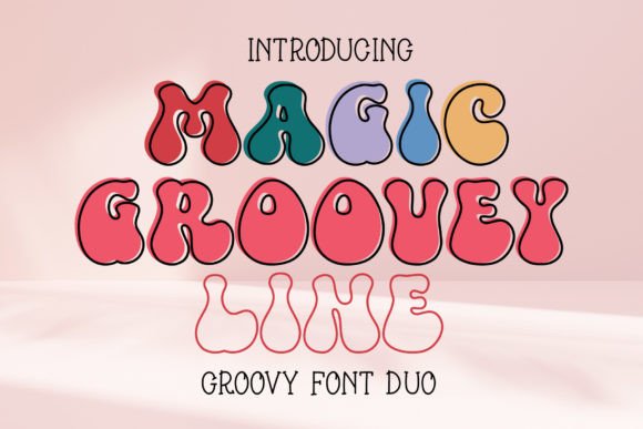 Magic Groovey Font for Web Design
