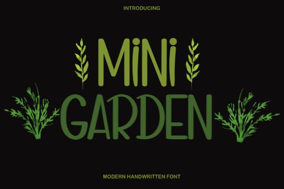 Mini Garden Font for Elegant Branding