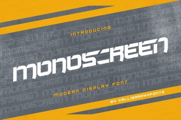 Monoscreen: A Bold Font for Business