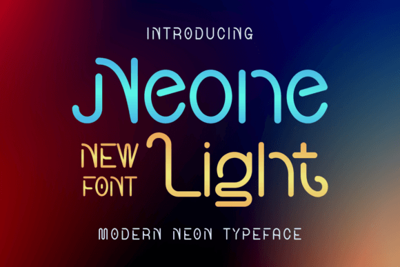 Neone Light Font: Bold and Modern