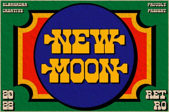 Newmoon Font for Creative Projects