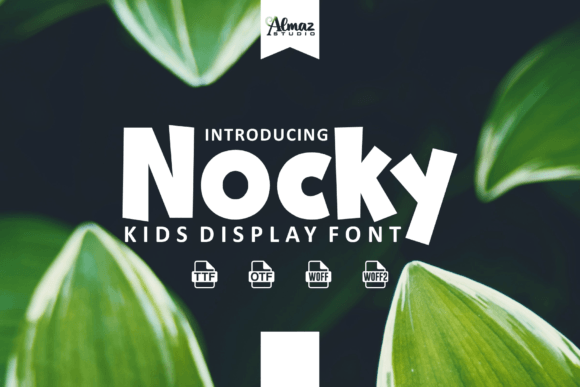 Nocky Font for Playful Branding