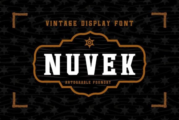 Nuvek Font: Elegant Display for Creative Makers