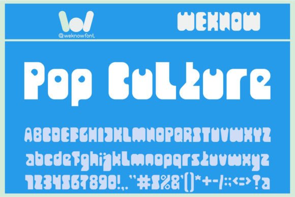 Pop Culture Font for Creative Makers