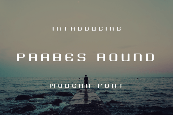 Prabes Round Font for Creative Projects