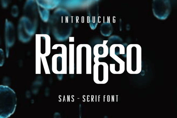 Raingso: A Unique Display Font