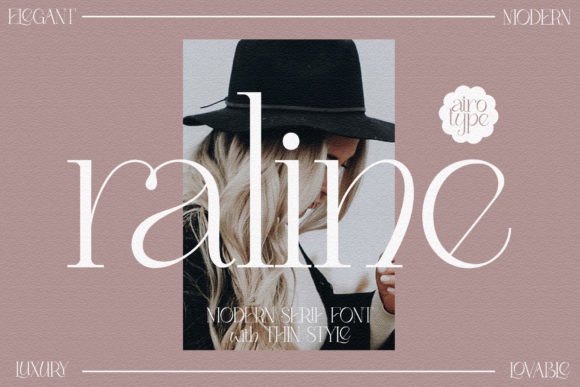 Raline: A Stylish Display Font