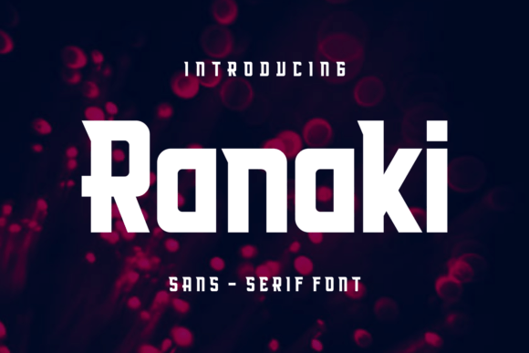 Ranaki: A Fun Display Font for Business Branding