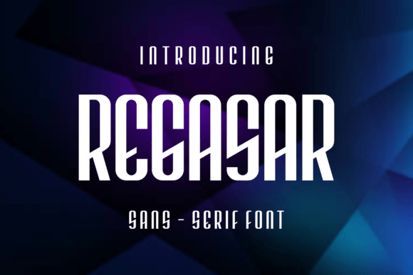 Regasar Font for Creative Projects