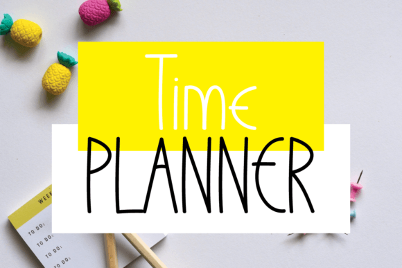 Time Planner Font Review