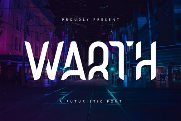 Warth: A Futuristic Display Font